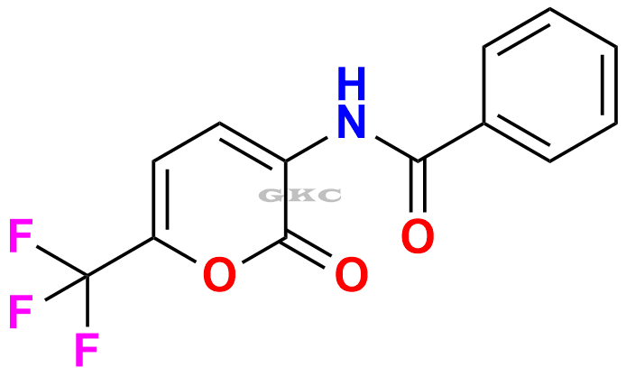 N-[2-oxo-6-(trifluoro methyl)pyran-3-yl ]benzamide